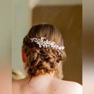 Bel Aire Bridal Silver Hair Comb